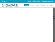 Tablet Screenshot of karagozmedical.com